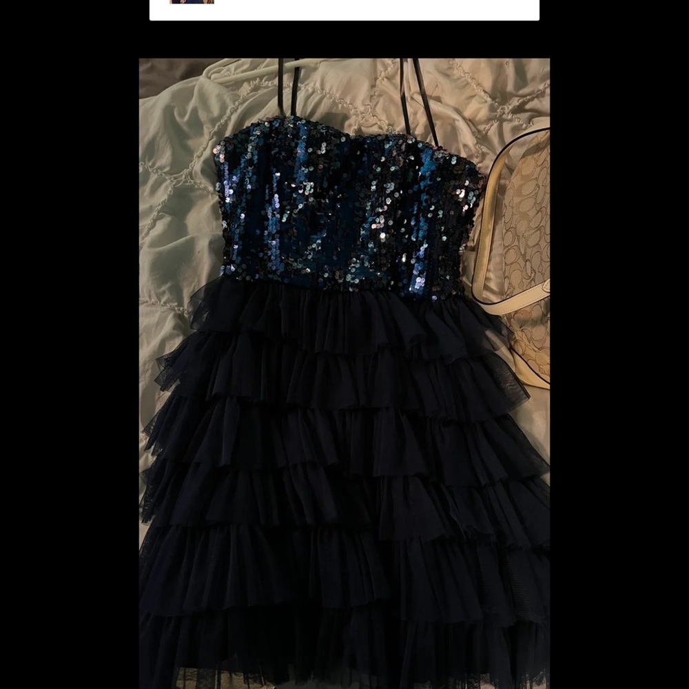 Sequin Layered Dress